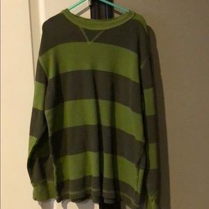 Green and grey Henley